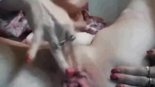 German Amateur Rubs Her Pussy On Webcam