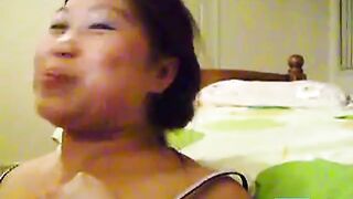 Asian Amateur Creampied on Webcam