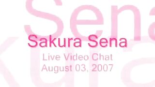 Sakura Sena: Asian Big-Tit Webcam Dildo Show