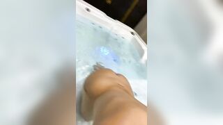 Nude busty Latina PiaSantini in the bath on webcam video 01122022 1108