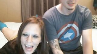 Amateur Couple Sucks and Fucks on Webcam