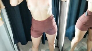 Russian Teen Babe in Fitting Room - POV Footage