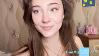 Cheating Girl Sucks Dick on Webcam Solo