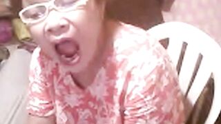 Mature Asian Elizabeth, 57, Flashes on Webcam