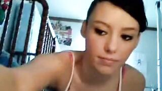 Babysitter Fingers Herself on Webcam