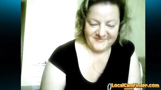 BBW Russian Marina's Skype Session - Blowjob & Titillating Fun