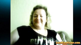 BBW Russian Marina's Skype Session - Blowjob & Titillating Fun