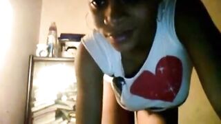 Black Beauty Shakes it Up on Webcam