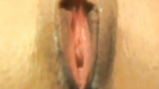 Wet Pussy Close-Up on Webcam