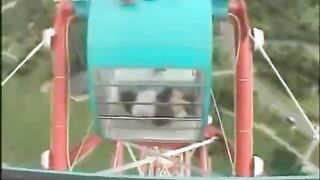 Japanese Girl Masturbates on a Ferris Wheel